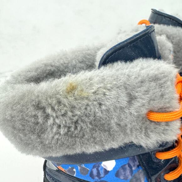 UGG Big Kids Butte II Boots Size 5 Style 1005581 Winter Waterproof Lined Blue - Picture 12 of 12